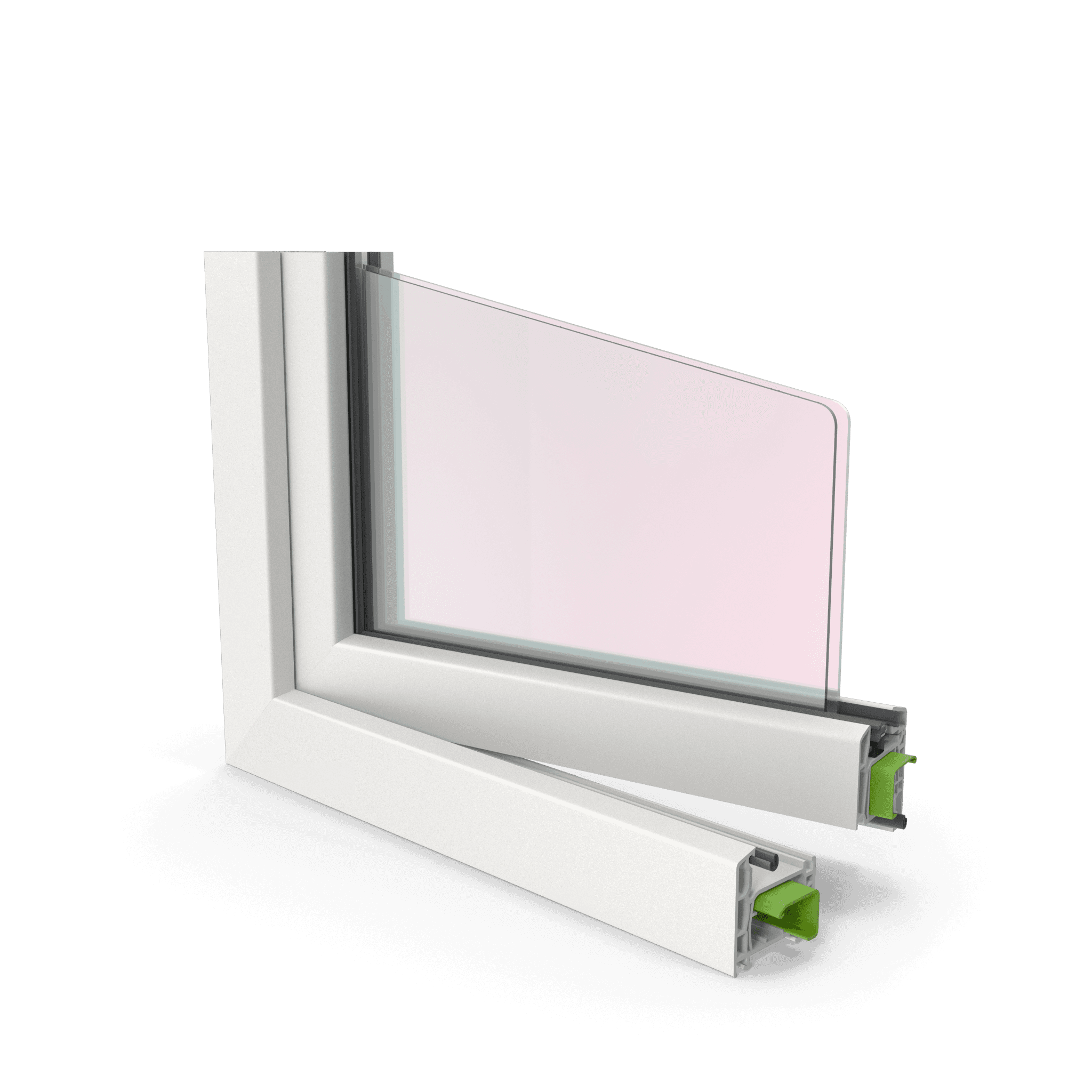 Sistema de ventana PVC de alta calidad Replus