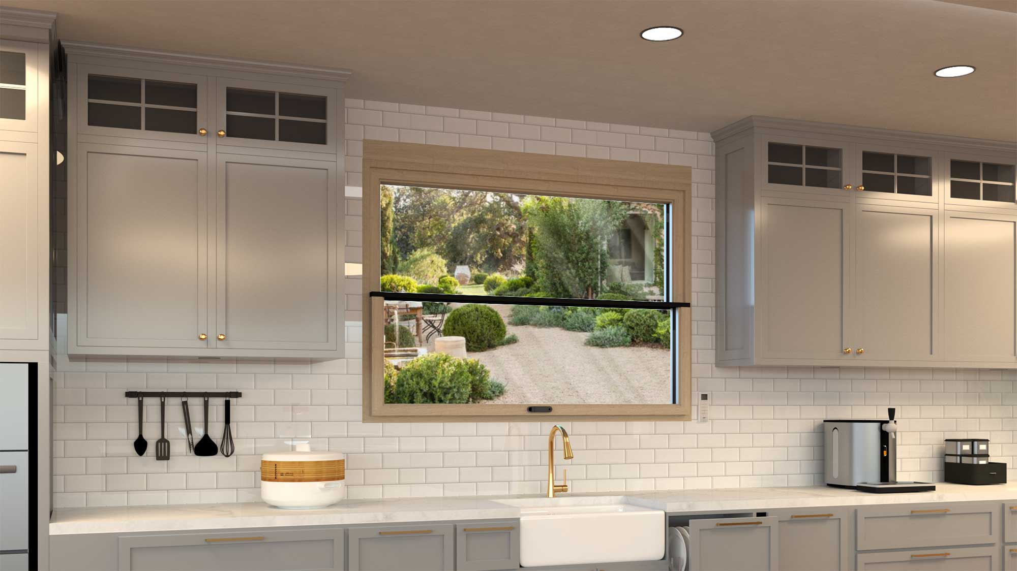 Ventanas guillotina de PVC Replus