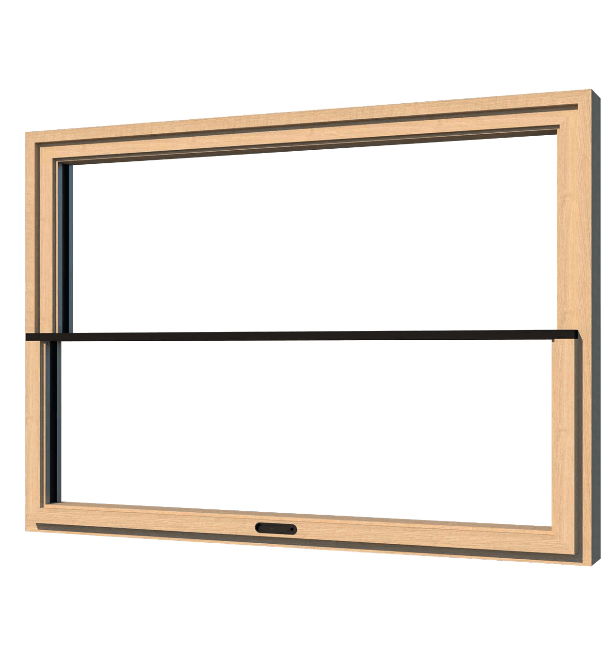 Ventana guillotina de PVC Replus con apertura vertical motorizada