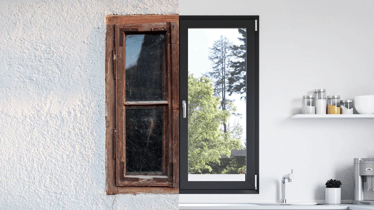 Antes y después de cambiar ventanas — Replus