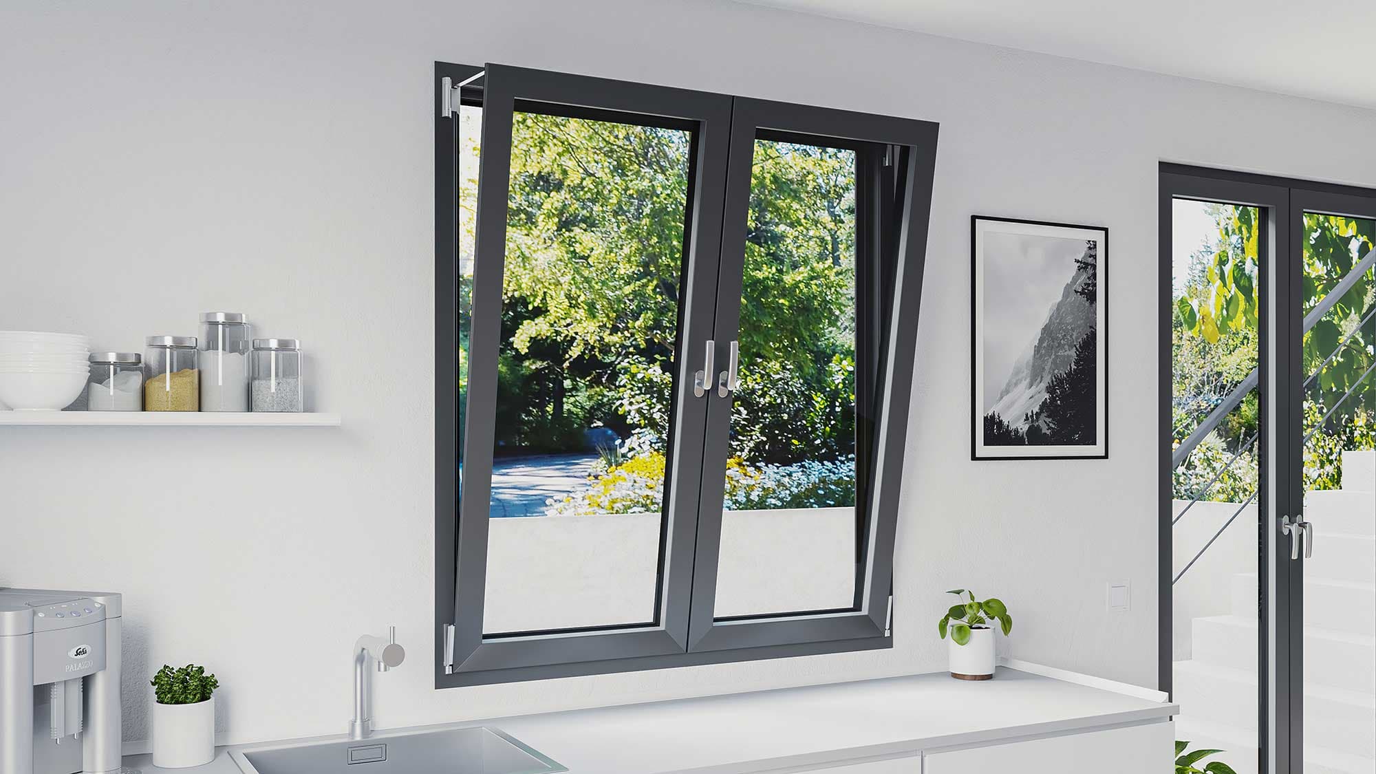 Ventanas abatibles de PVC Replus